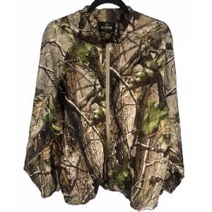 RedHead Real Tree Camo Full Zip Windbreaker Jacket  Gorpcore Outdoor Indie  S/M
